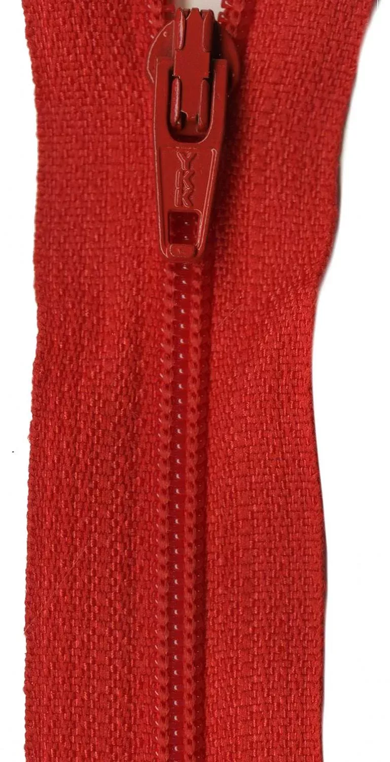 YKK Ziplon Zipper 20 Inch Parade Red - ZIP20-820