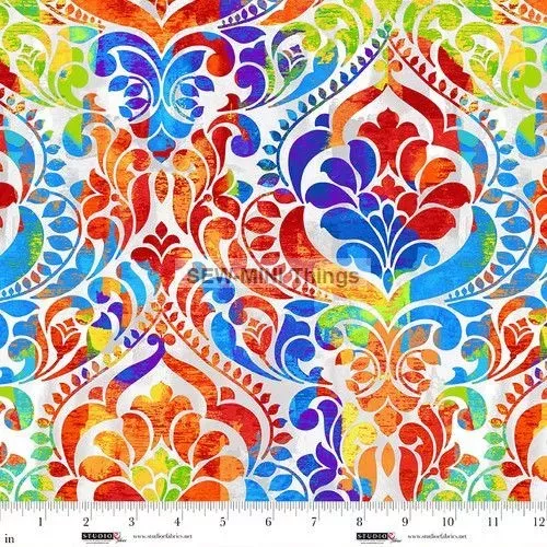 YOU DAMASK! FROM STUDIO E FABRICS