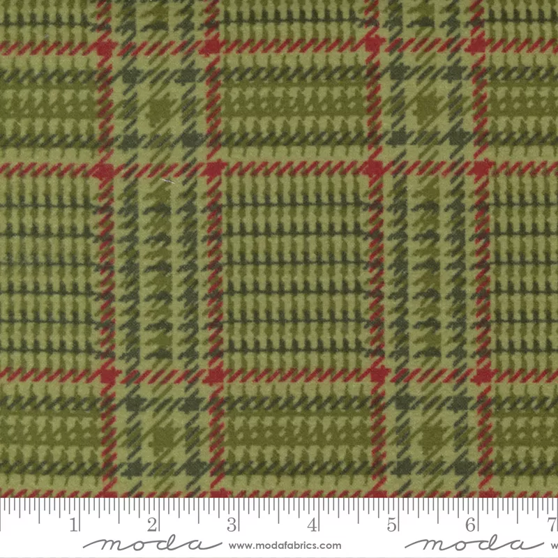 Yuletide Gatherings Flannel Holiday Plaid Holly