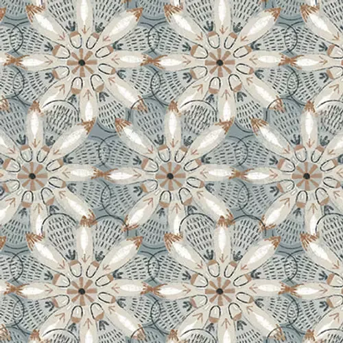 Zanzibar in Gray Floral By Blank 3405-95