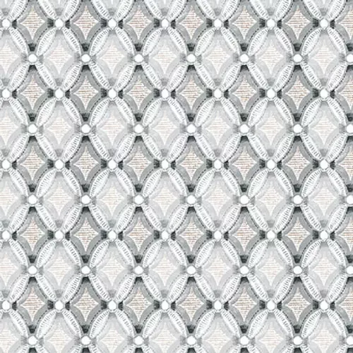 Zanzibar in Light Gray Lattice By Blank 3407-90