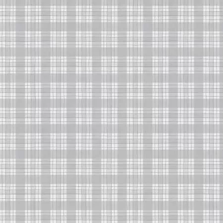 Zest for Life in Plaid Gray by Wilmington Prints 19159-999