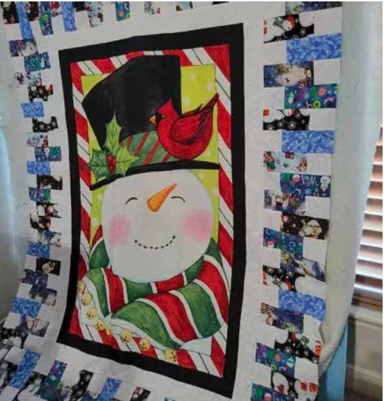 Zip Border Quilt - on a Panel (Downloadable Sewing Pattern)