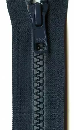 Zipper Mini Vislon 10in Navy Separating