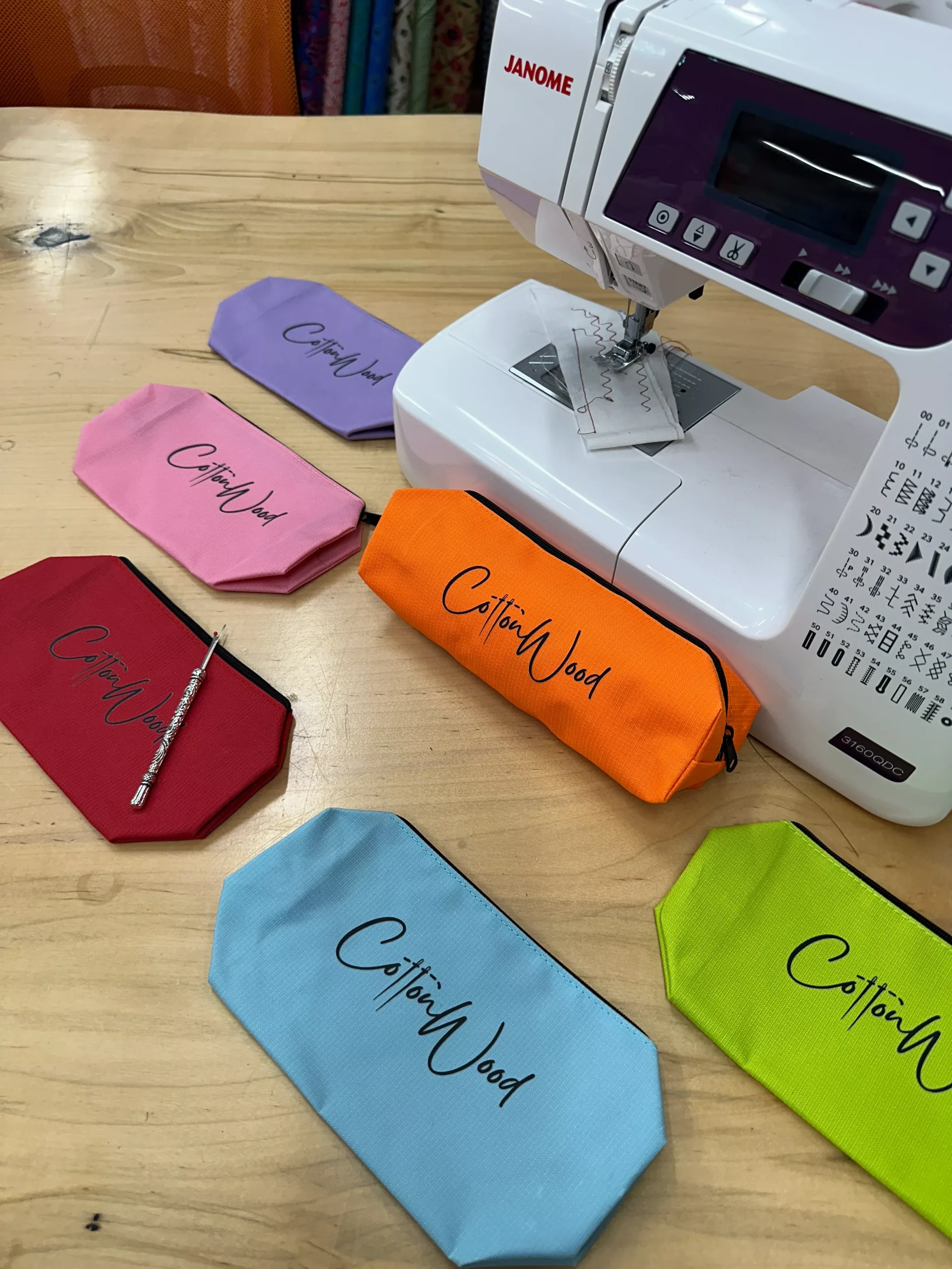 Zippered Pencil Pouch w Cottonwood Logo