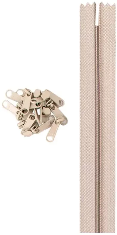 Zippers by the Yard by Annie - Natural #130