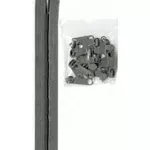 Zippers by the Yard-Pewter