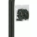 Zippers by the Yard-Slate Gray
