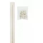 Zippers by the Yard - White