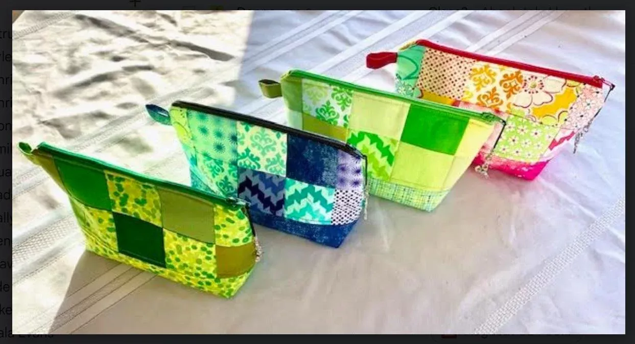 Zippy Pouch PATTERN - 8" x 5.5" x 2.5"